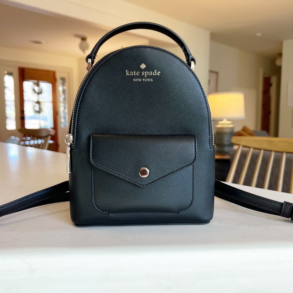 Kate Spade Schuyler Mini Backpack in Black